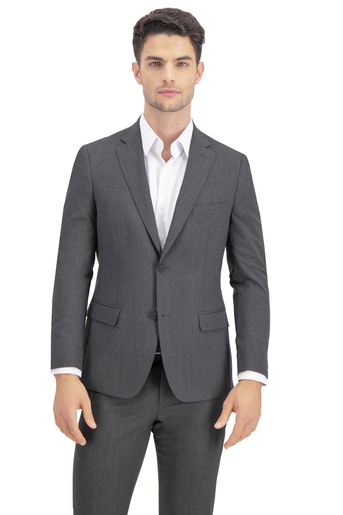 Traje sales oxford gris