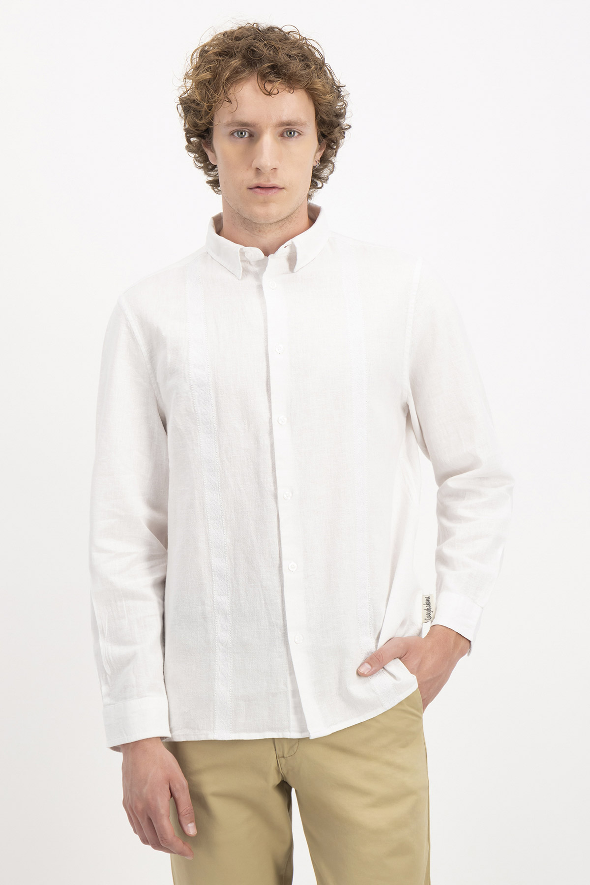 GUAYABERA CASUAL CONTEMPORARY FIT GUAYAHABANA image number 0
