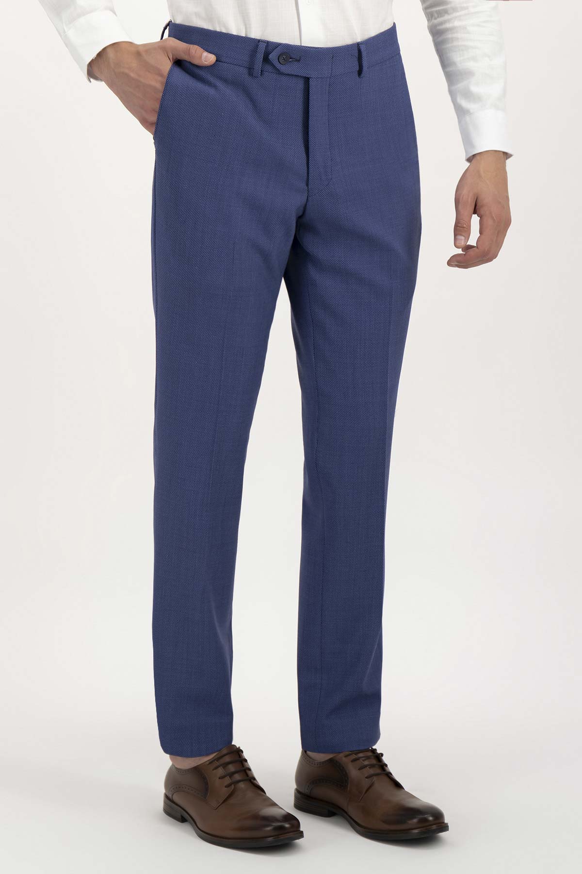 TRAJE FRESCO DI LANA CONTEMPORARY FIT LAMBERTI image number 3
