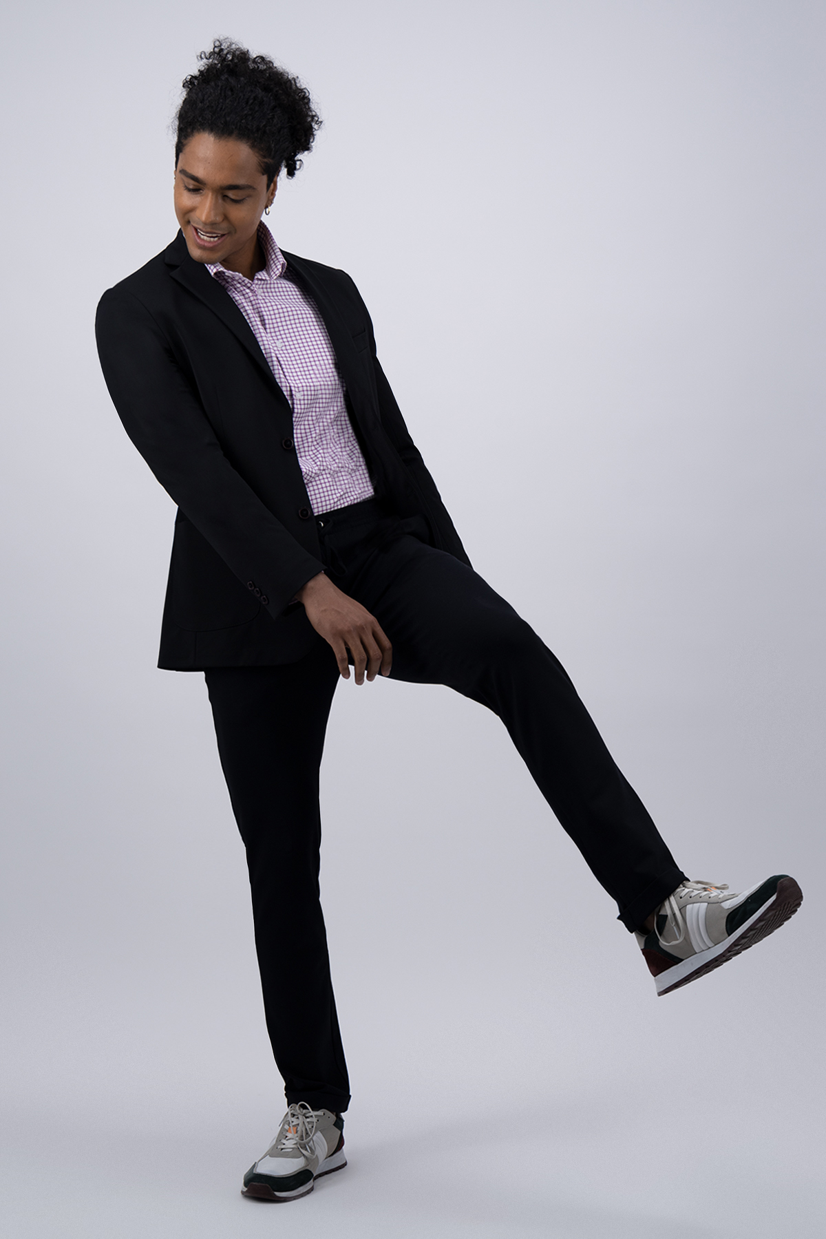 SACO SEPARATE NEGRO SLIM FIT LMENTAL image number 0