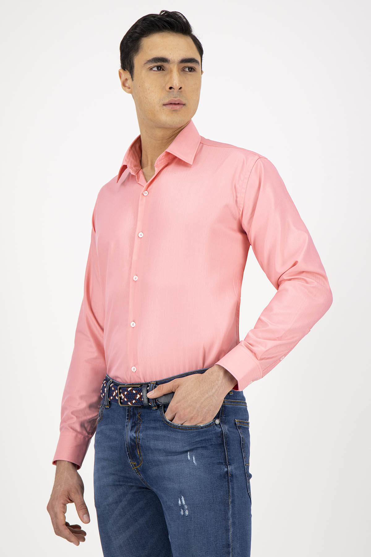CAMISA VESTIR BAMBOO FIBER SLIM FIT LMENTAL image number 1