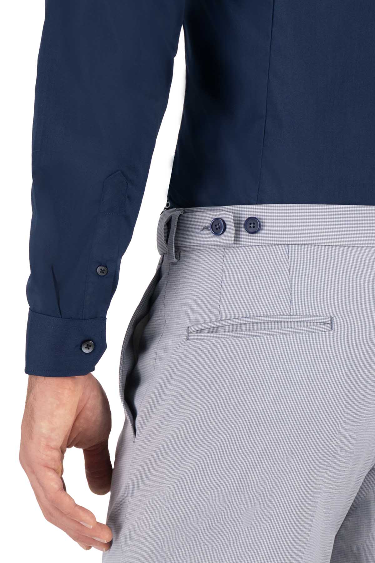 CAMISA CASUAL AZUL MARINO SLIM FIT LMENTAL image number 3