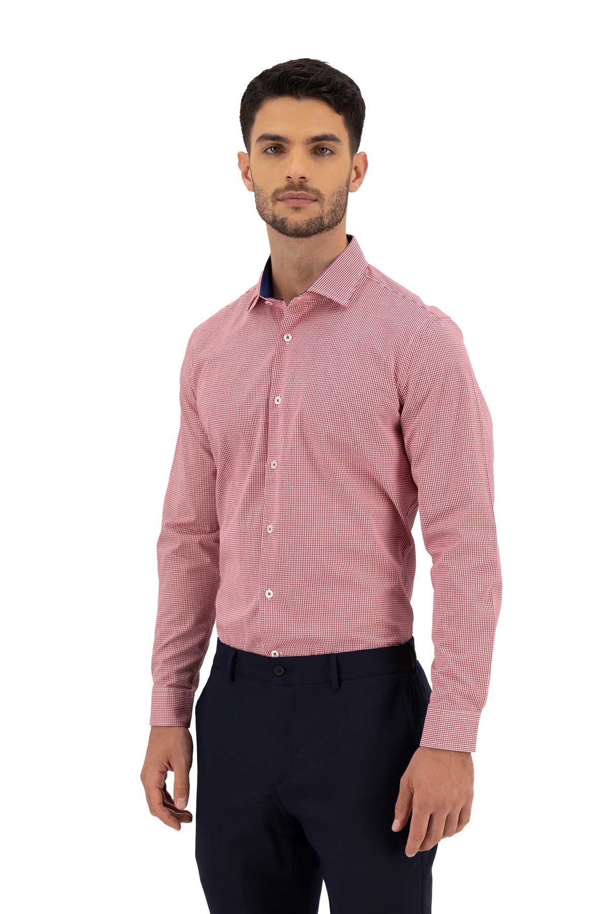 CAMISA CASUAL ROJOS CEREZA SLIM FIT LMENTAL image number 0