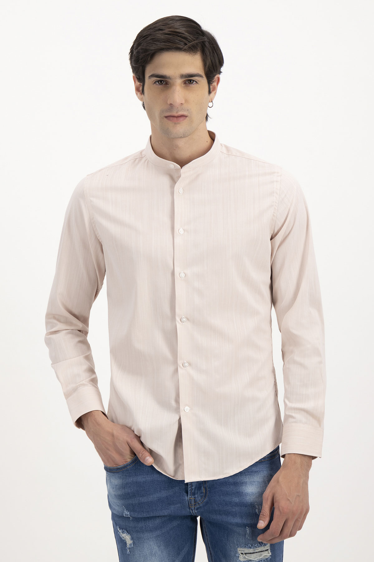 CAMISA FORMAL BAMBOO FIBER SKINNY FIT LMENTAL