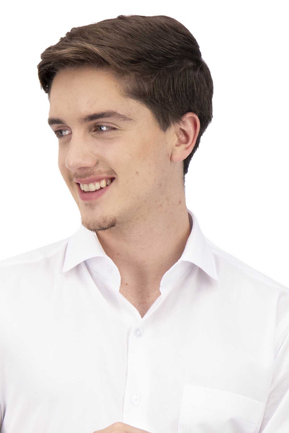 CAMISA VESTIR BLANCA CONTEMPORARY FIT LMENTAL image number 1