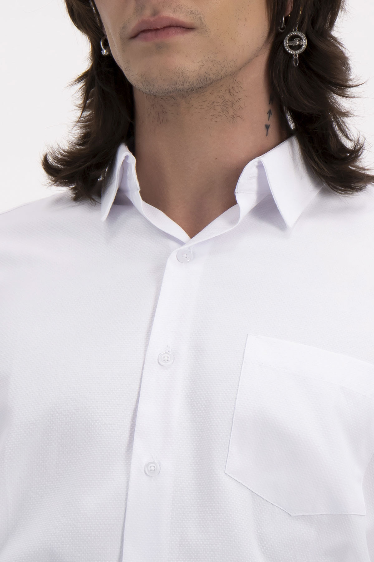 CAMISA FORMAL BLANCA CONTEMPORARY FIT SONNETI image number 2