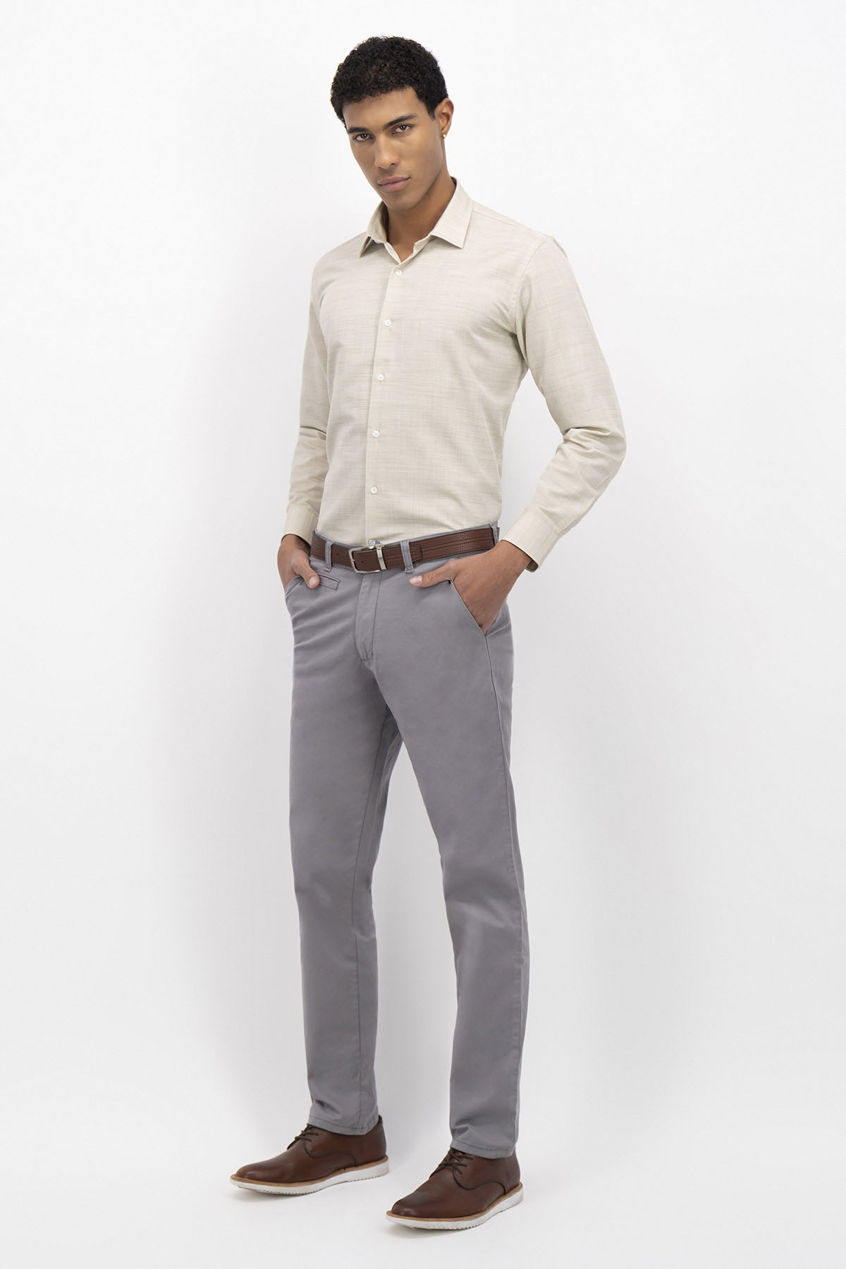 CAMISA FORMAL BAMBOO FIBER SLIM FIT LMENTAL image number 2