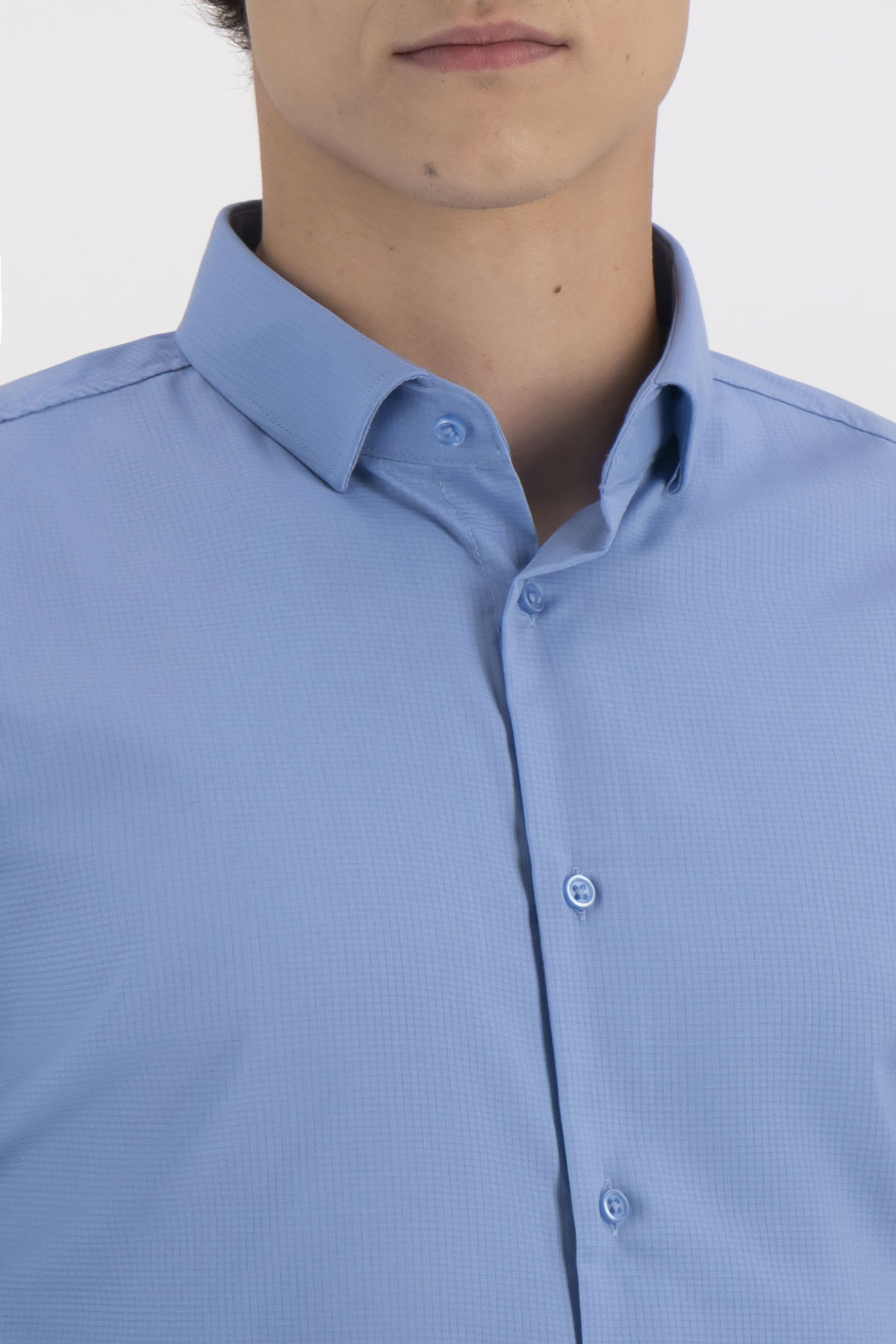 Camisa Formal Milk Touch Skinny Fit image number 4