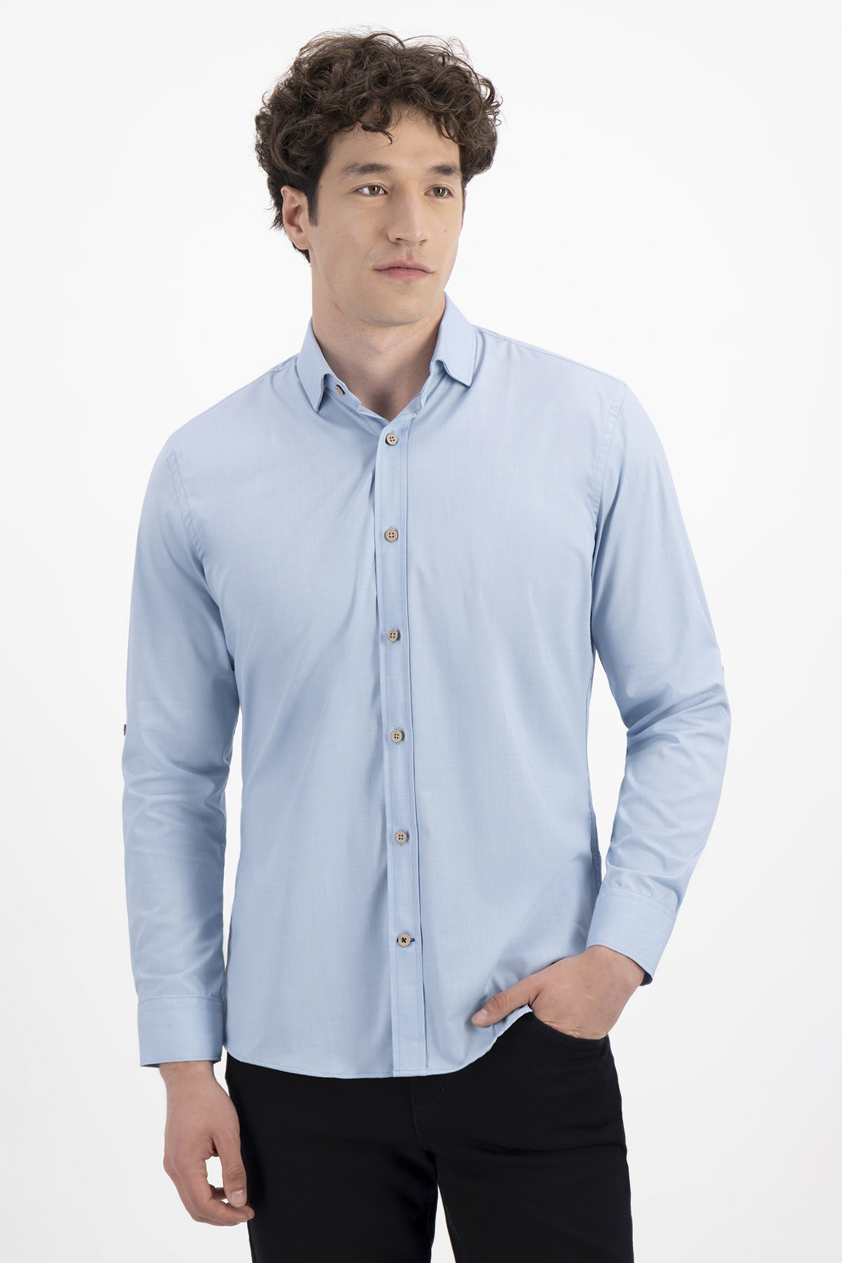 CAMISA CASUAL TLAOLLI SLIM FIT MENS FASHION