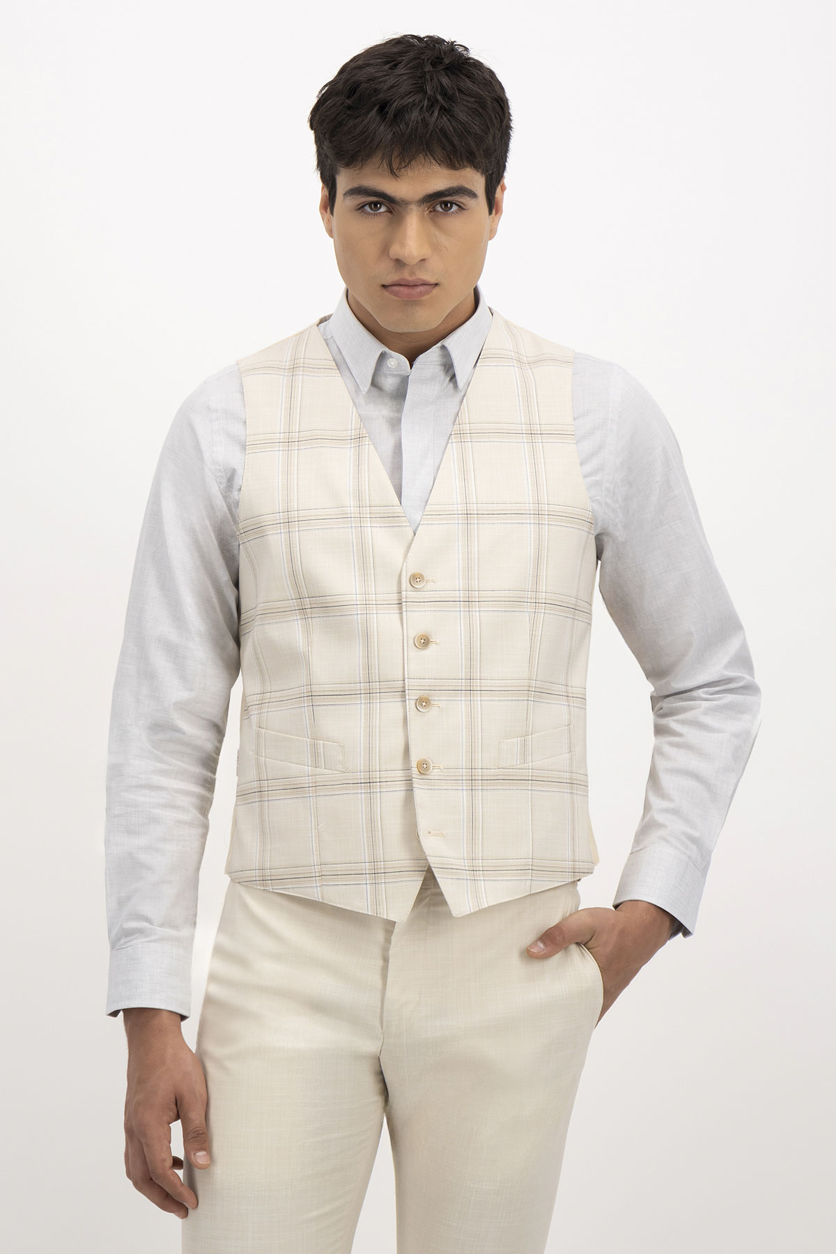 CHALECO FORMAL SLIM FIT LMENTAL image number 0