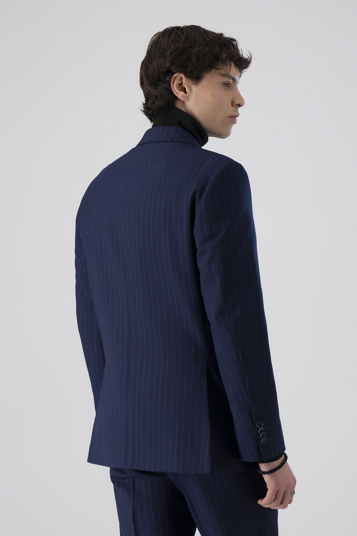 Traje Fresco Di Lana Slim Fit Lamberti image number 3