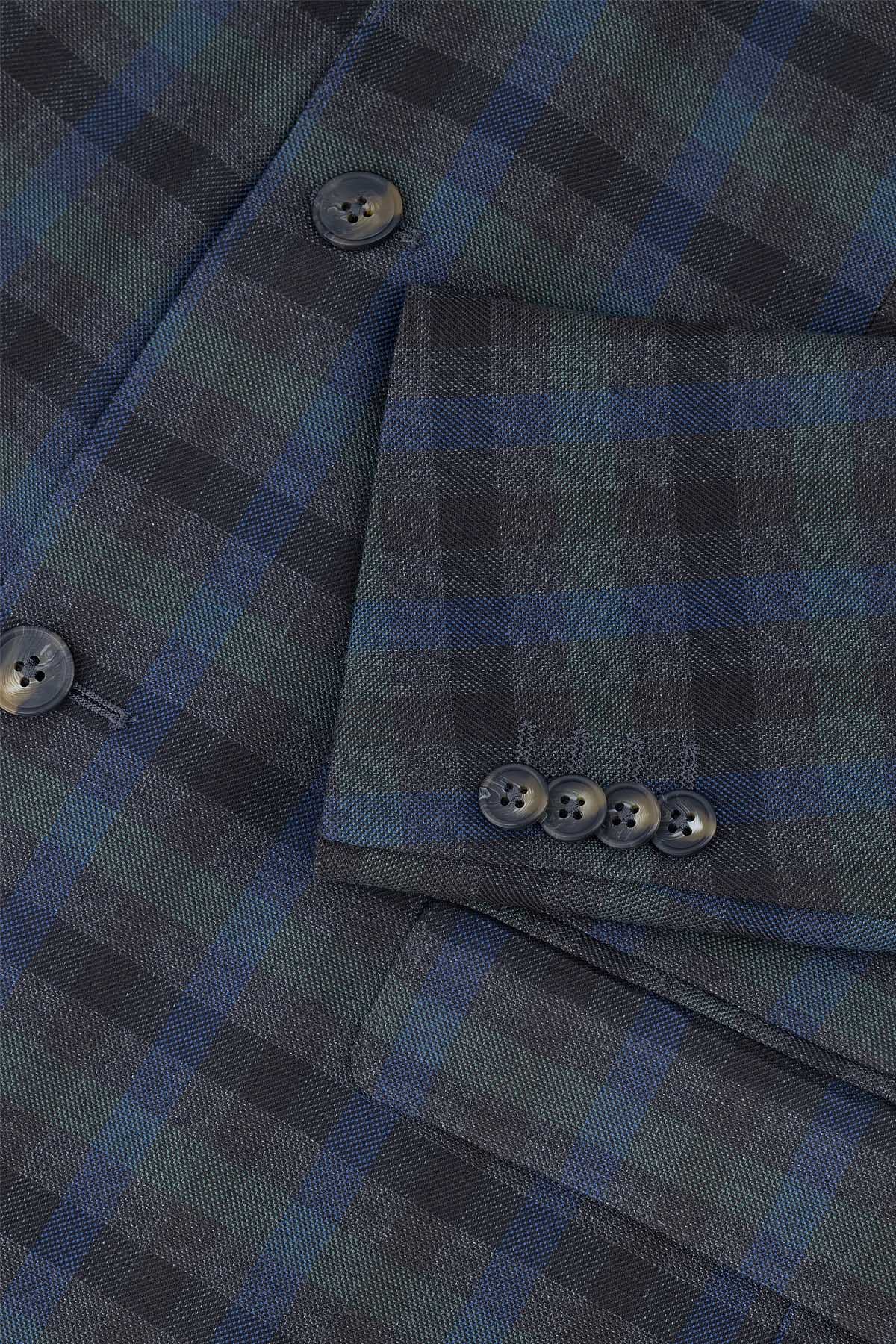 SACO CASUAL GRIS OXFORD SLIM FIT LAMBERTI image number 4