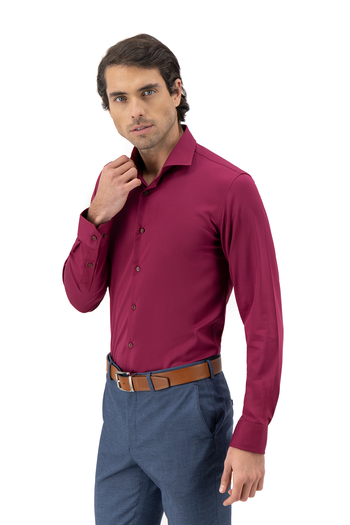 CAMISA SKINNY FIT LMENTAL image number 0