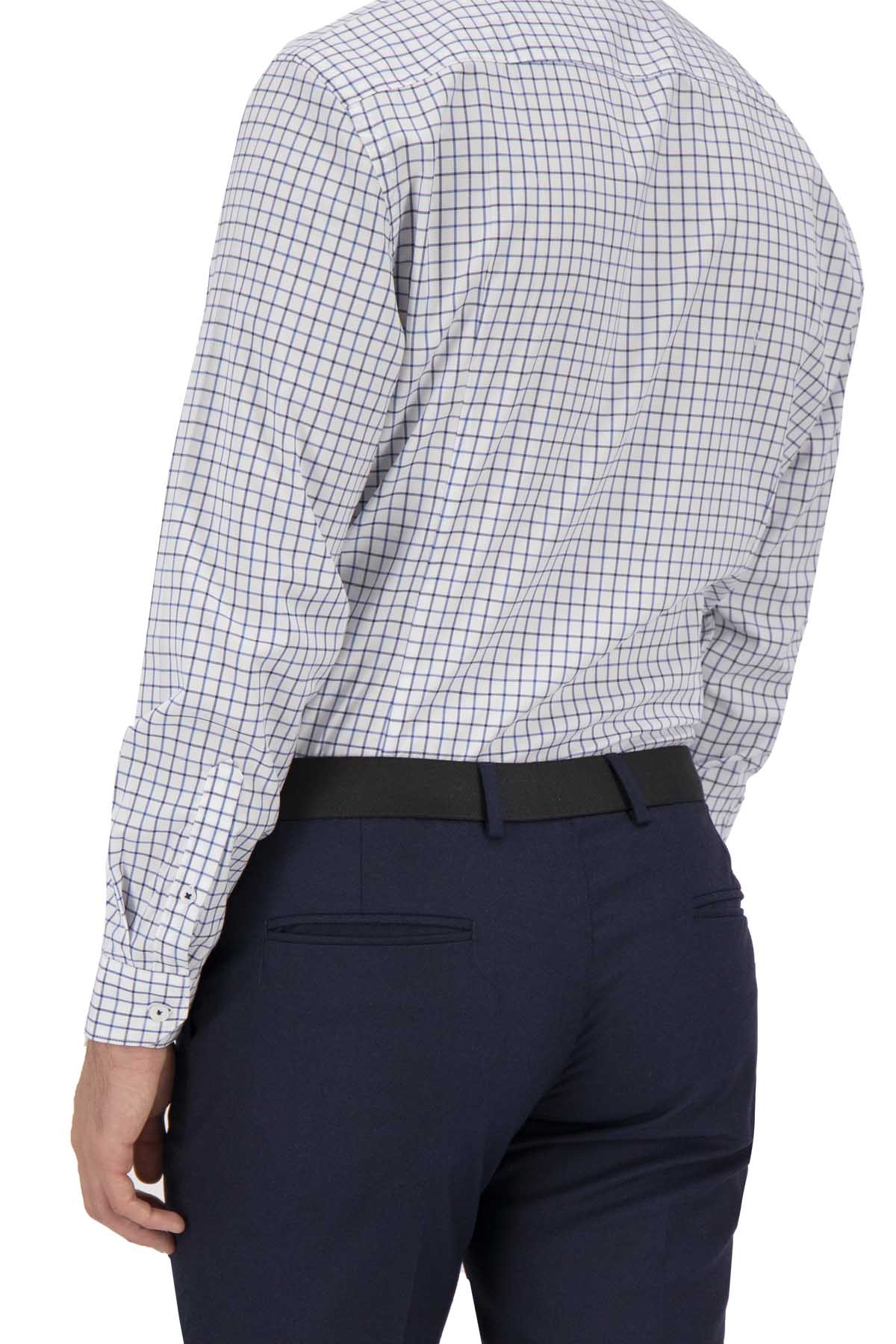 CAMISA CASUAL AZUL COBALTO SLIM FIT LMENTAL image number 3