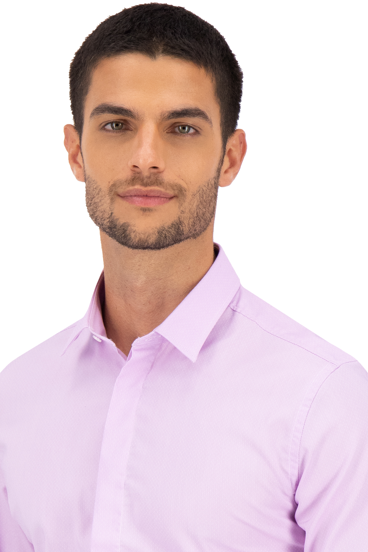 CAMISA VESTIR LILA SLIM FIT LMENTAL image number 1