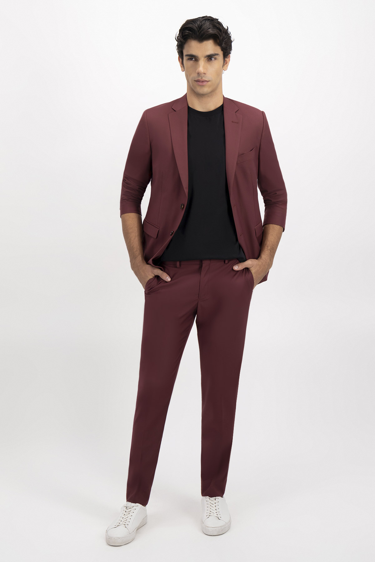 SACO SEPARATE BAMBOO FIBER SKINNY FIT LMENTAL image number 2