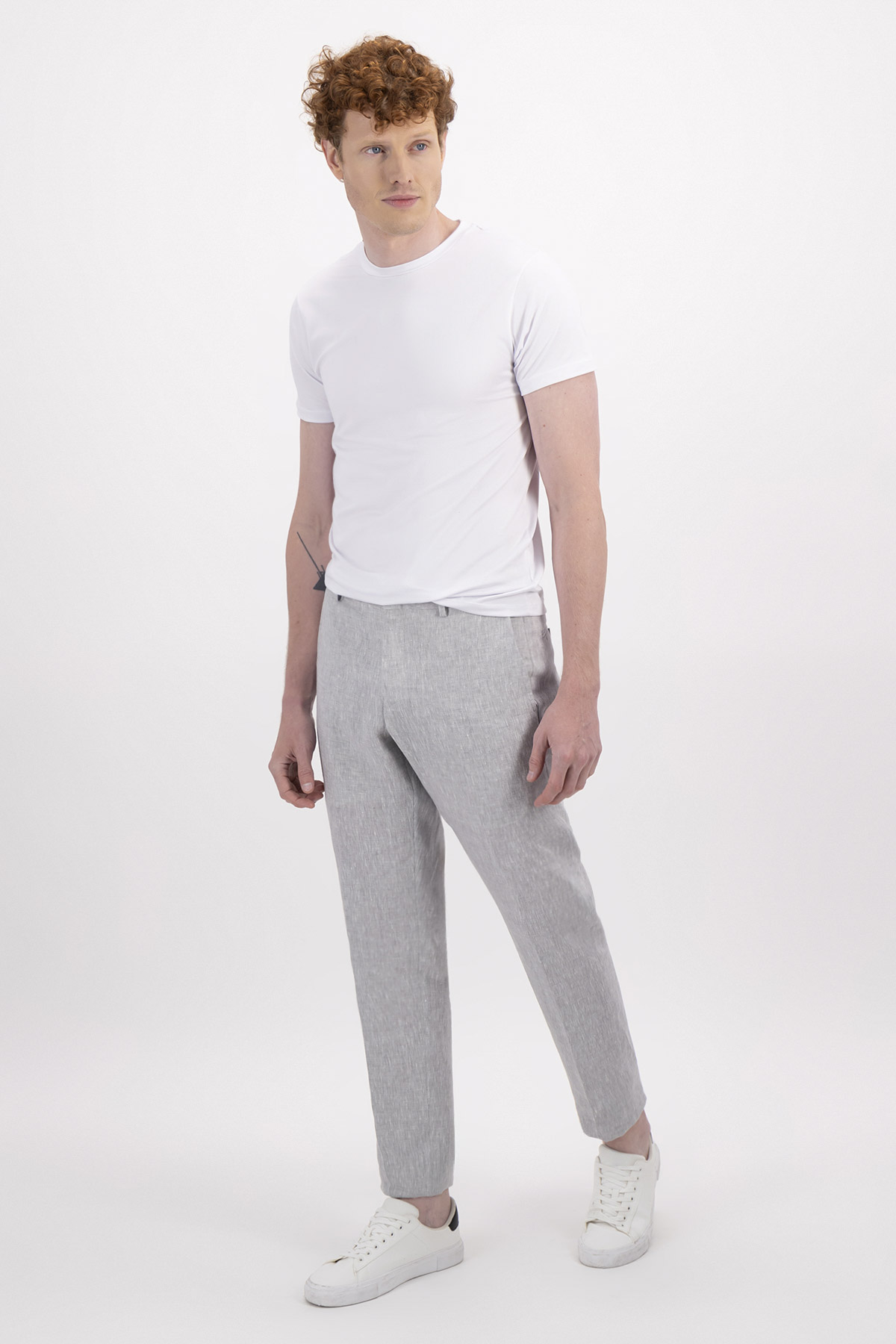 Pantalón Separate Caballero Formal Slim Fit Lino Lmental image number 2