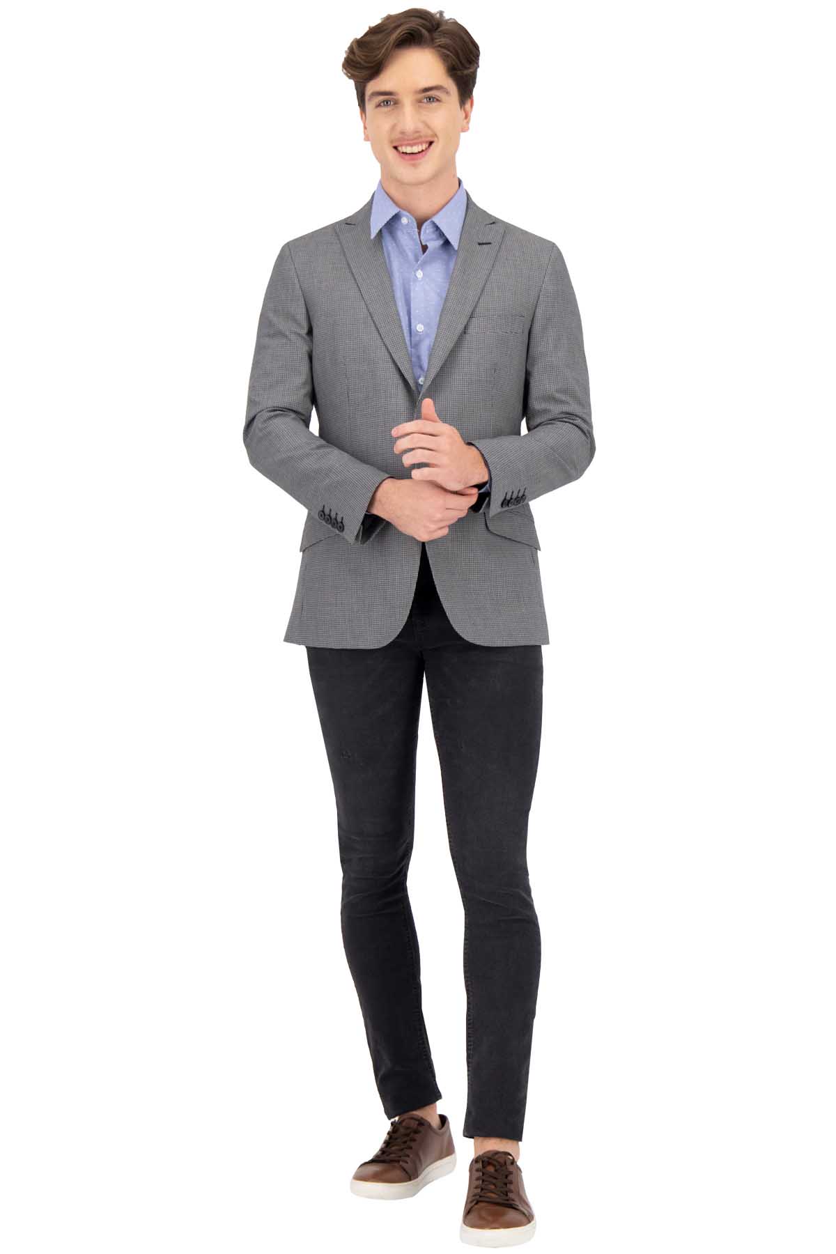 SACO SPORT NEGRO SLIM FIT LMENTAL image number 4