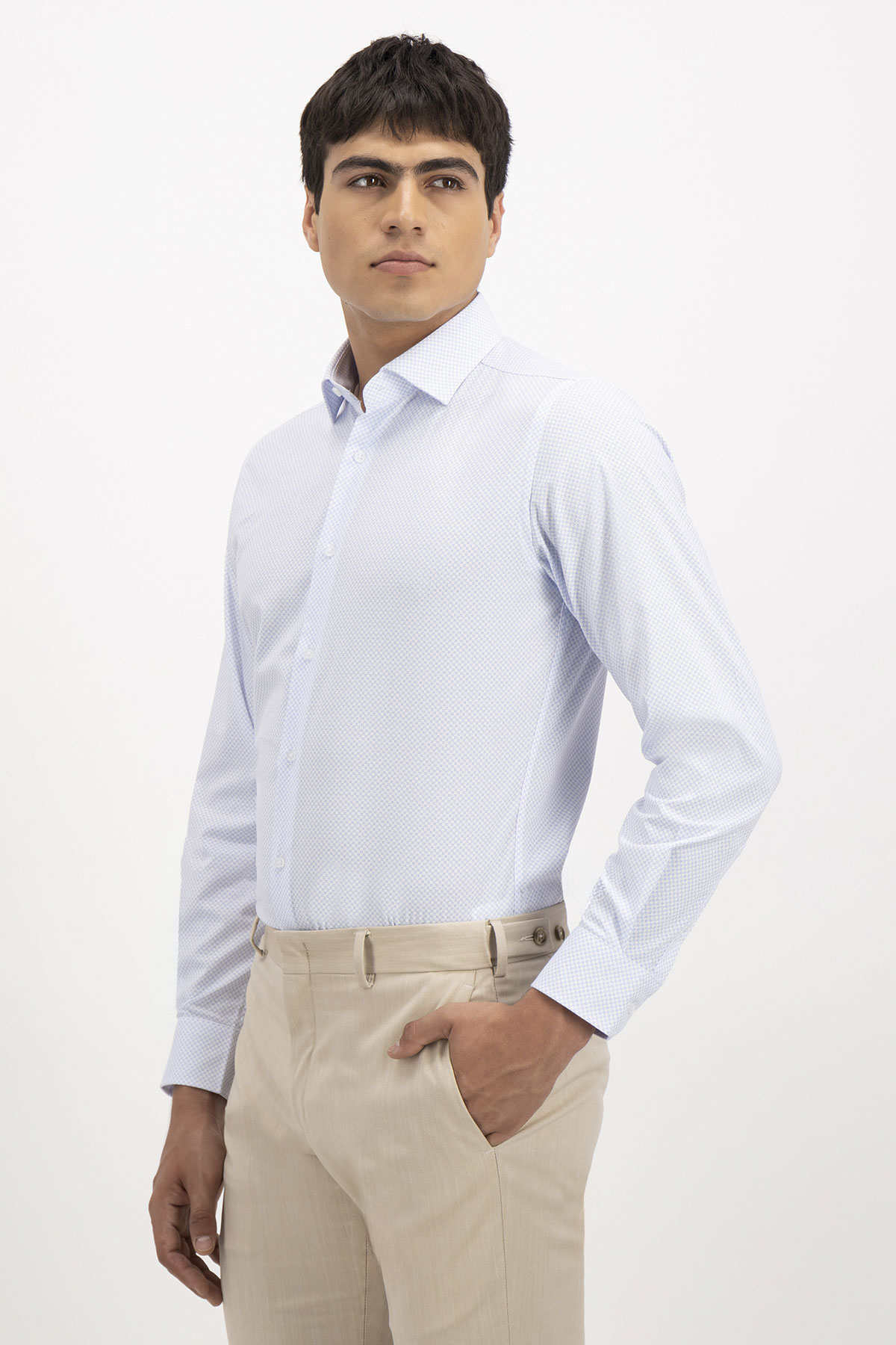 Camisa Formal Bamboo Fiber Skinny Fit