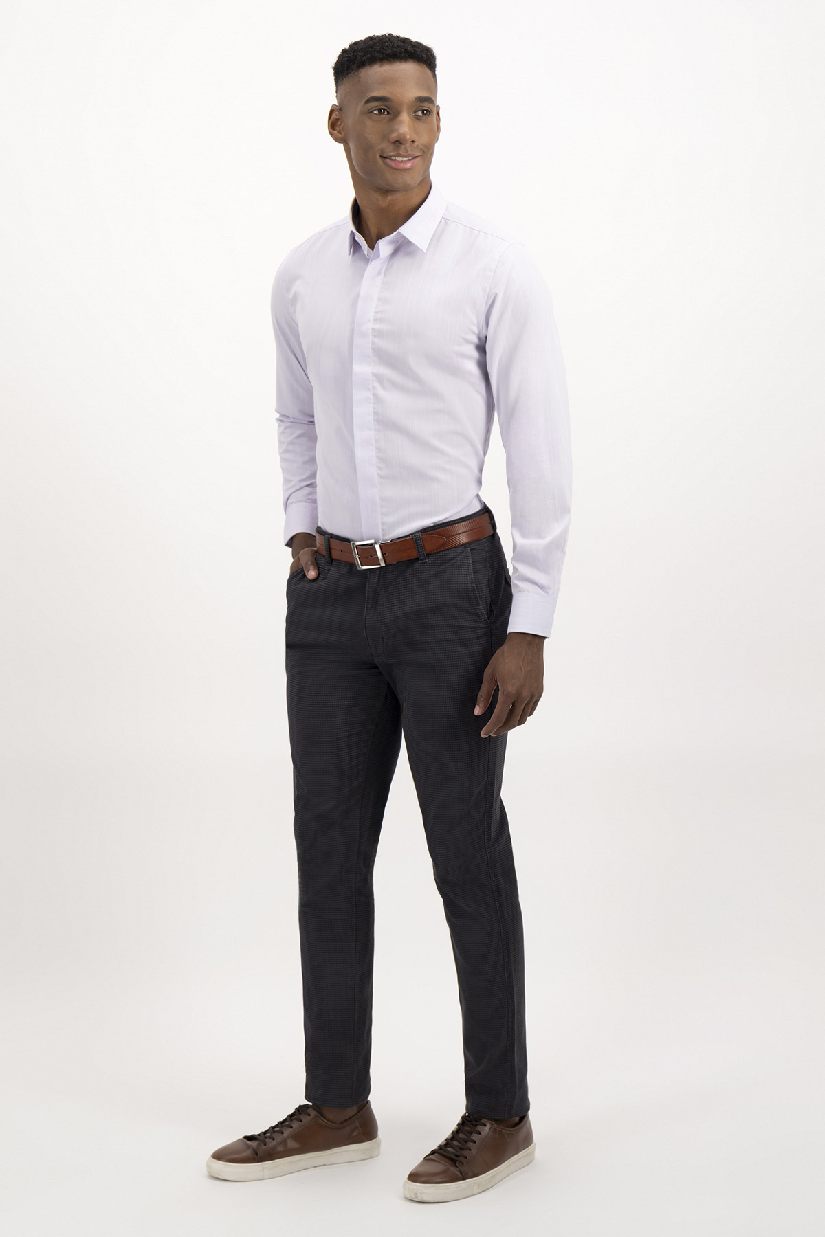 PANTALÓN CASUAL SLIM FIT LAMBERTI image number 2