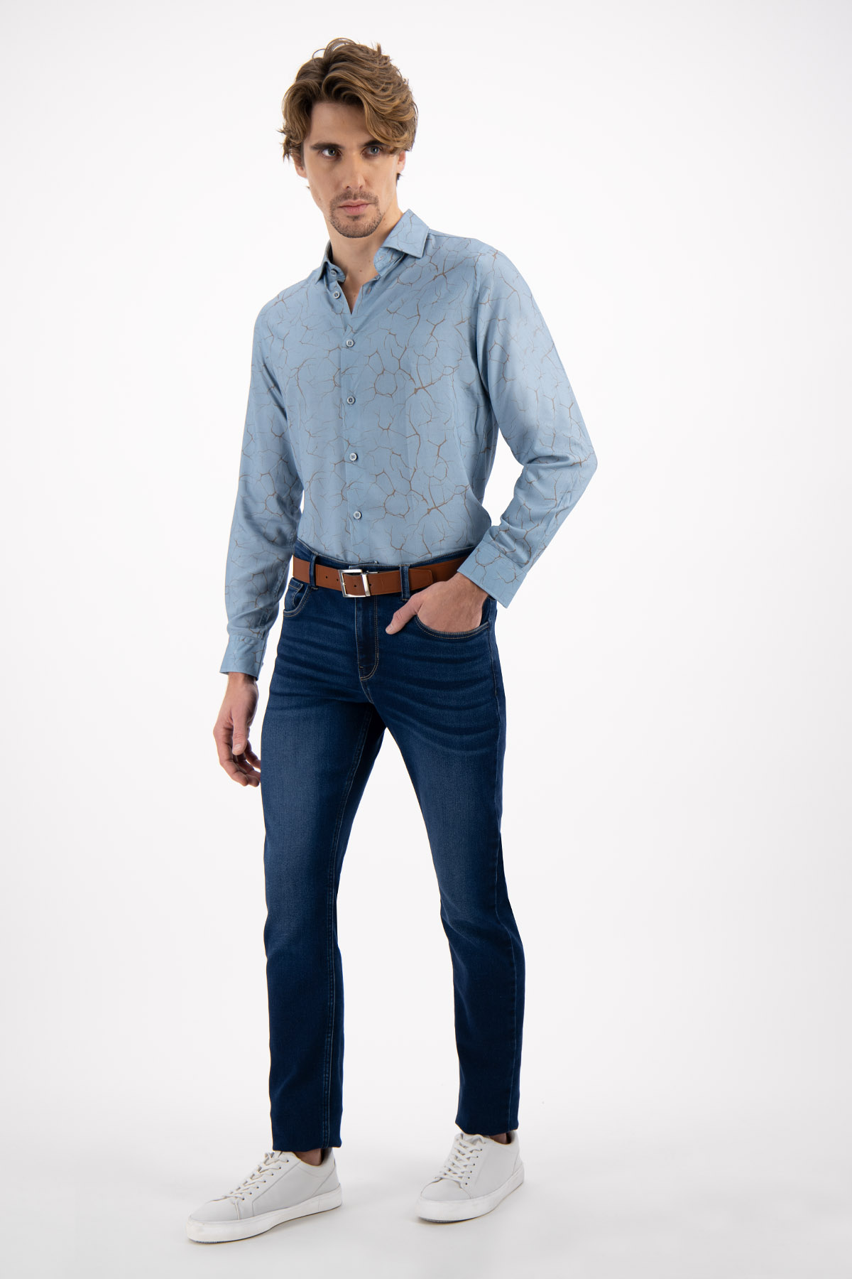 CAMISA FORMAL SKINNY FIT LMENTAL image number 2