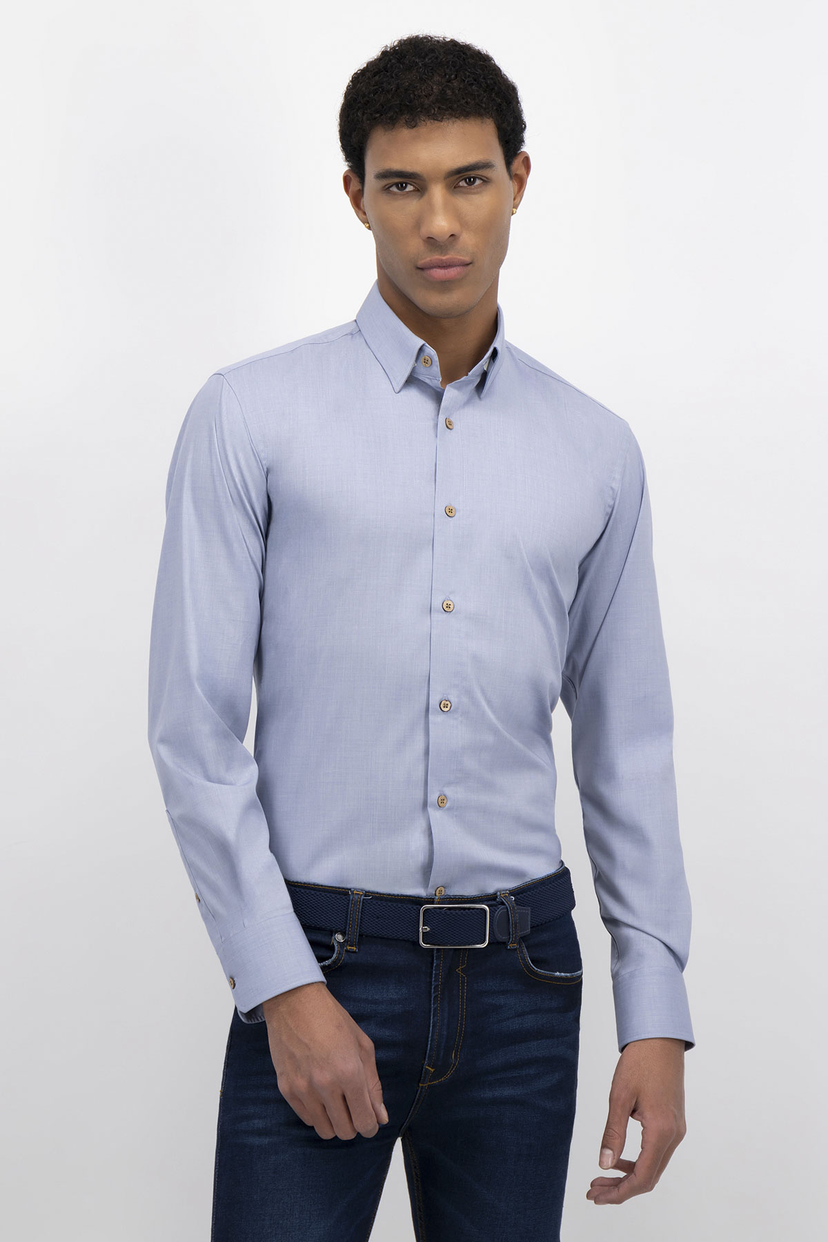 CAMISA FORMAL TLAOLLI CONTEMPORARY FIT MENS FASHION
