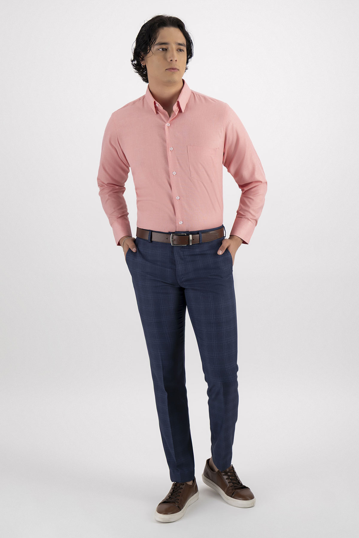 Camisa Cotton Blend Contemporary