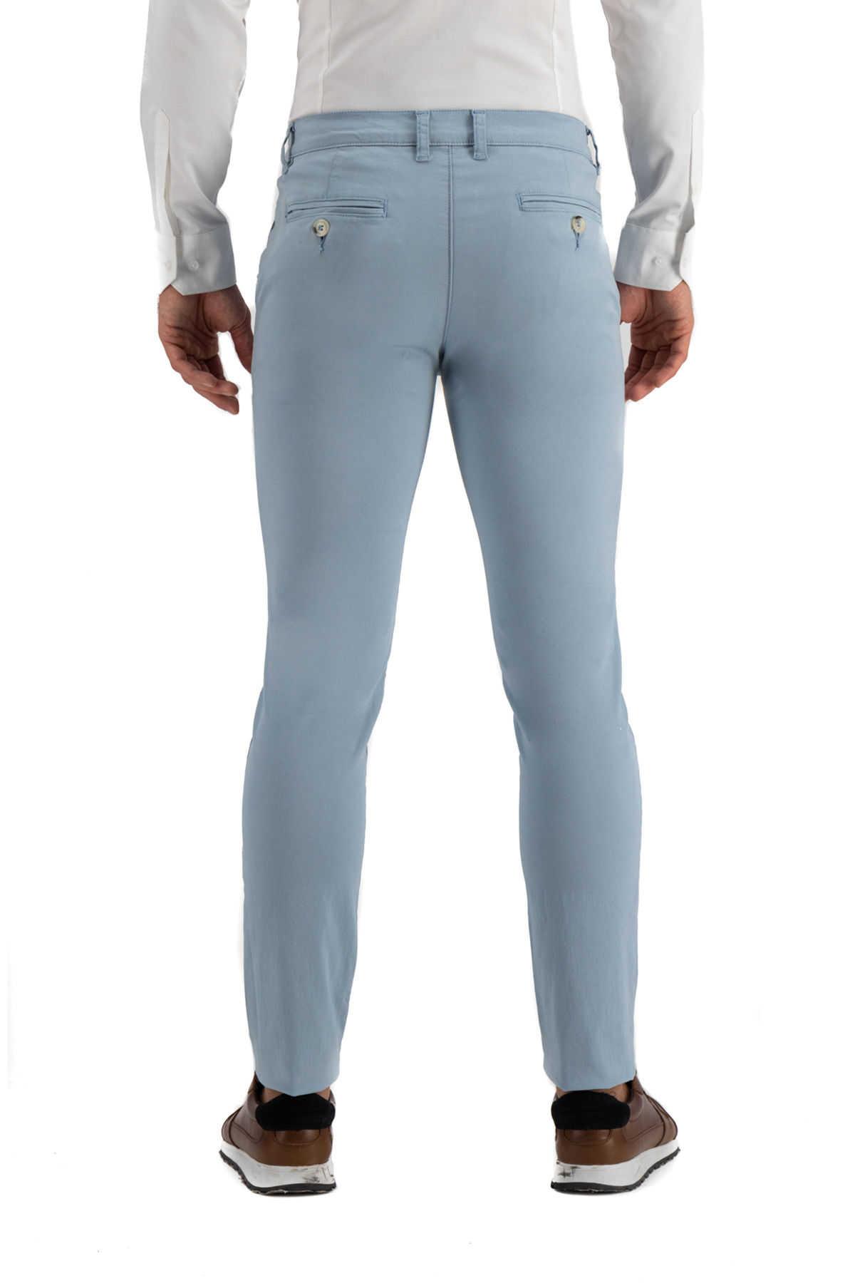 PANTALON SPORT AZUL CLARO SLIM FIT LMENTAL image number 3