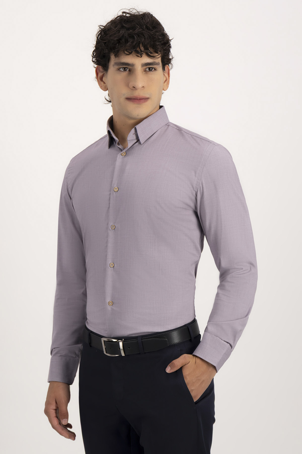 Camisa Formal Tlaolli Slim Fit