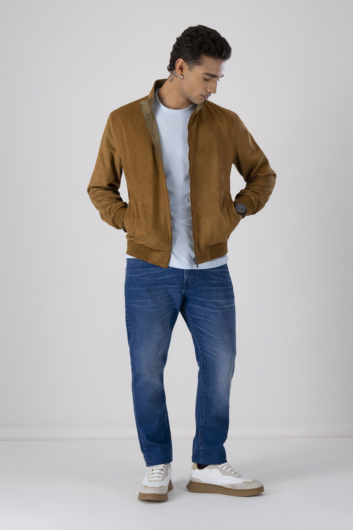 Chamarra Reversible Contemporary Fit