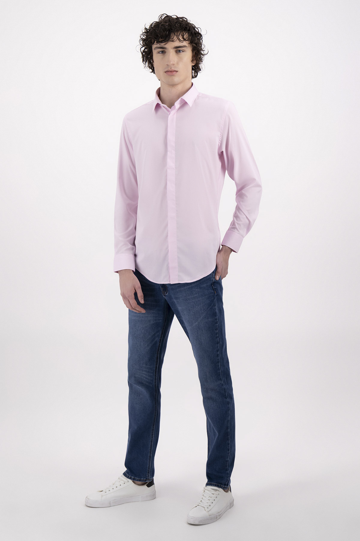 Camisa formal Bamboo Fiber skinny fit Lmental image number 3