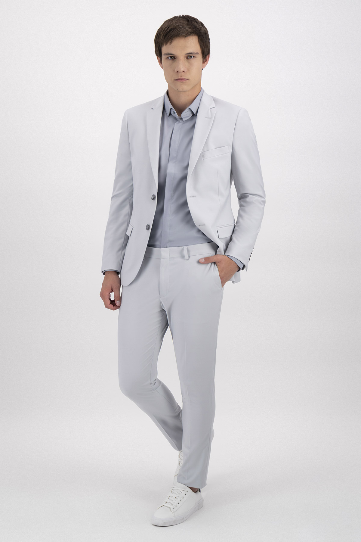 Camisa Formal Milk Touch Skinny Fit