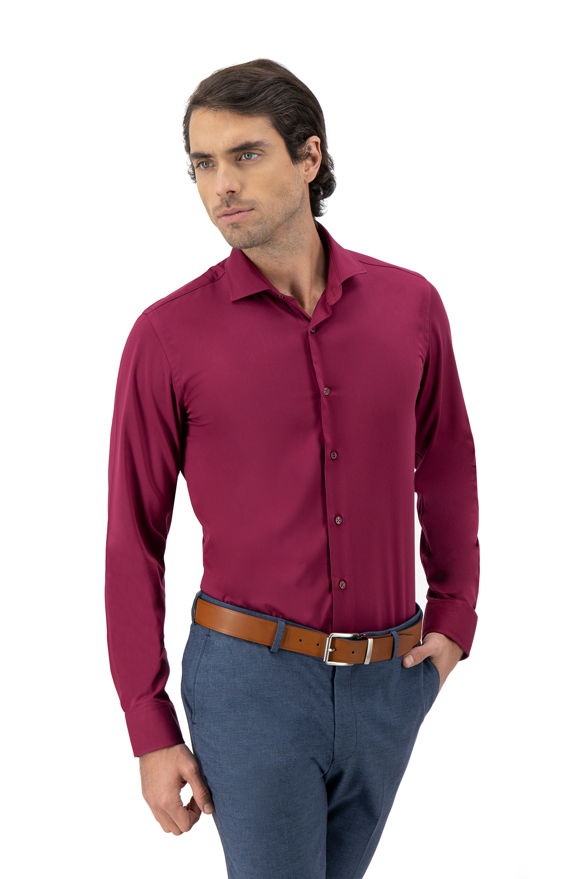 CAMISA SKINNY FIT LMENTAL image number 1