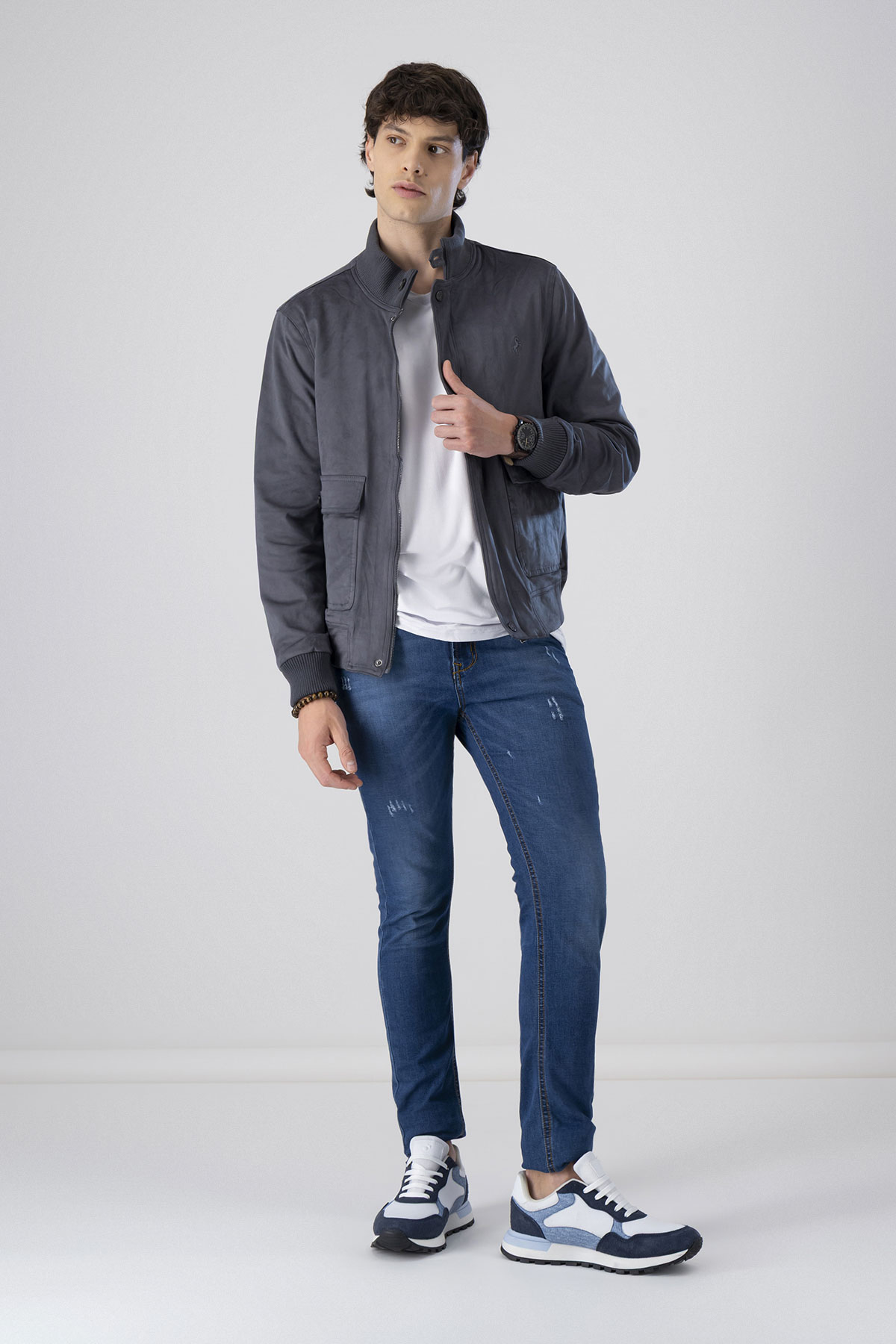 Chamarra Reversible Contemporary Fit