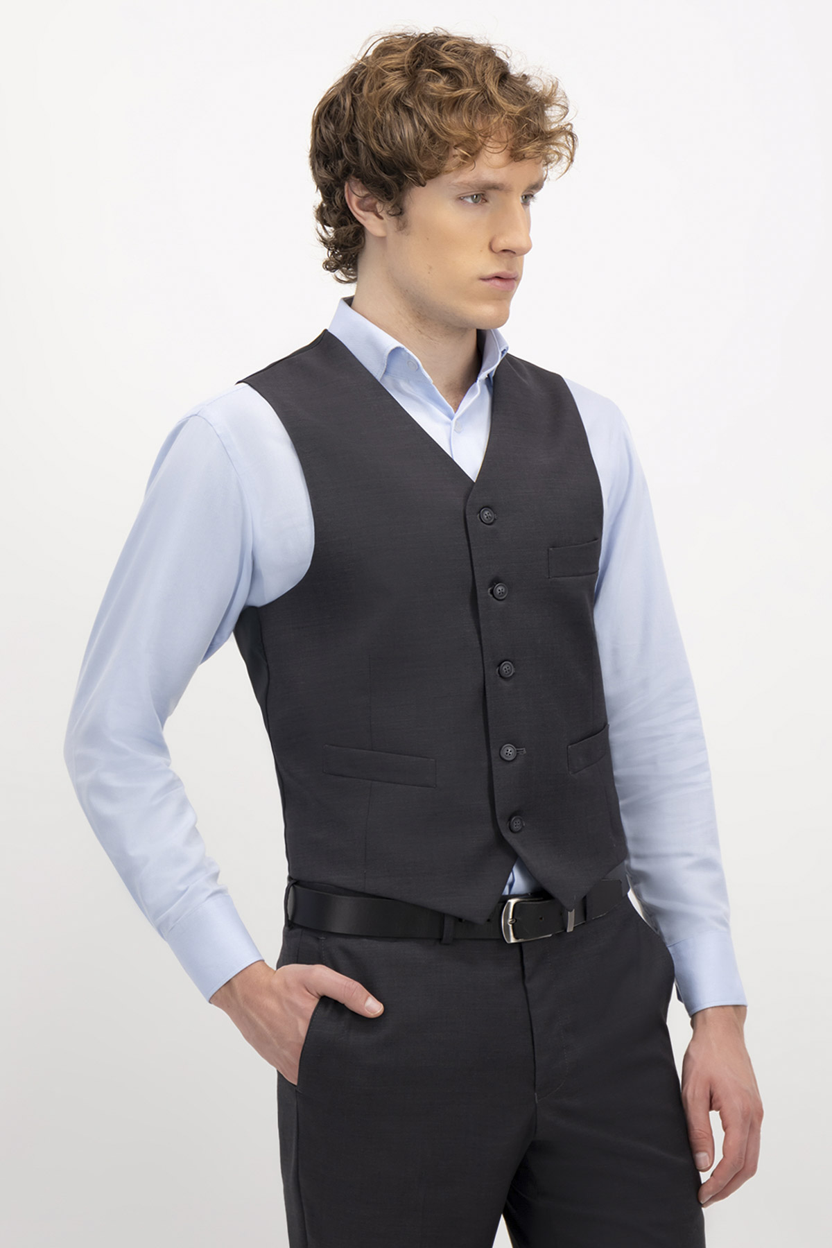 TRAJE TRÍO FRESCO DI LANA CONTEMPORARY FIT LAMBERTI image number 3