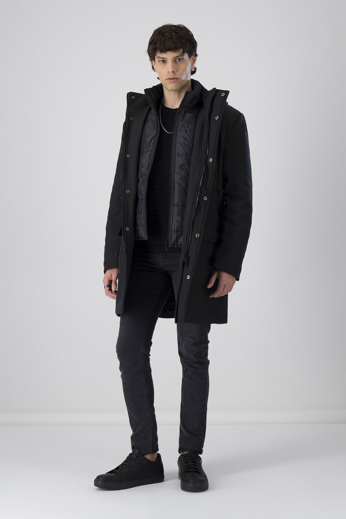 Chamarra Pechera Desmontable Slim Fit Lmental