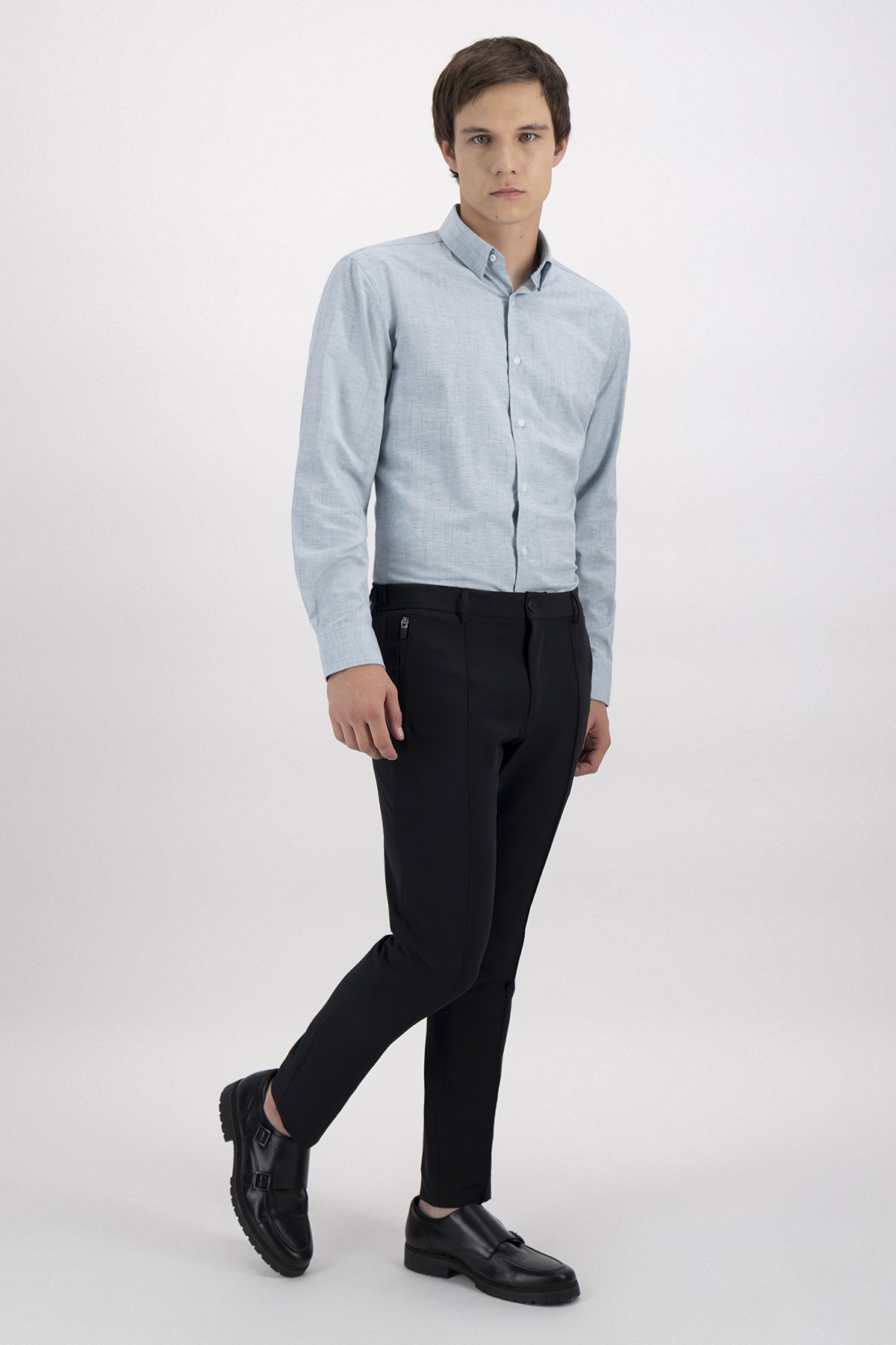 Camisa Formal Linen Slim Fit image number 3