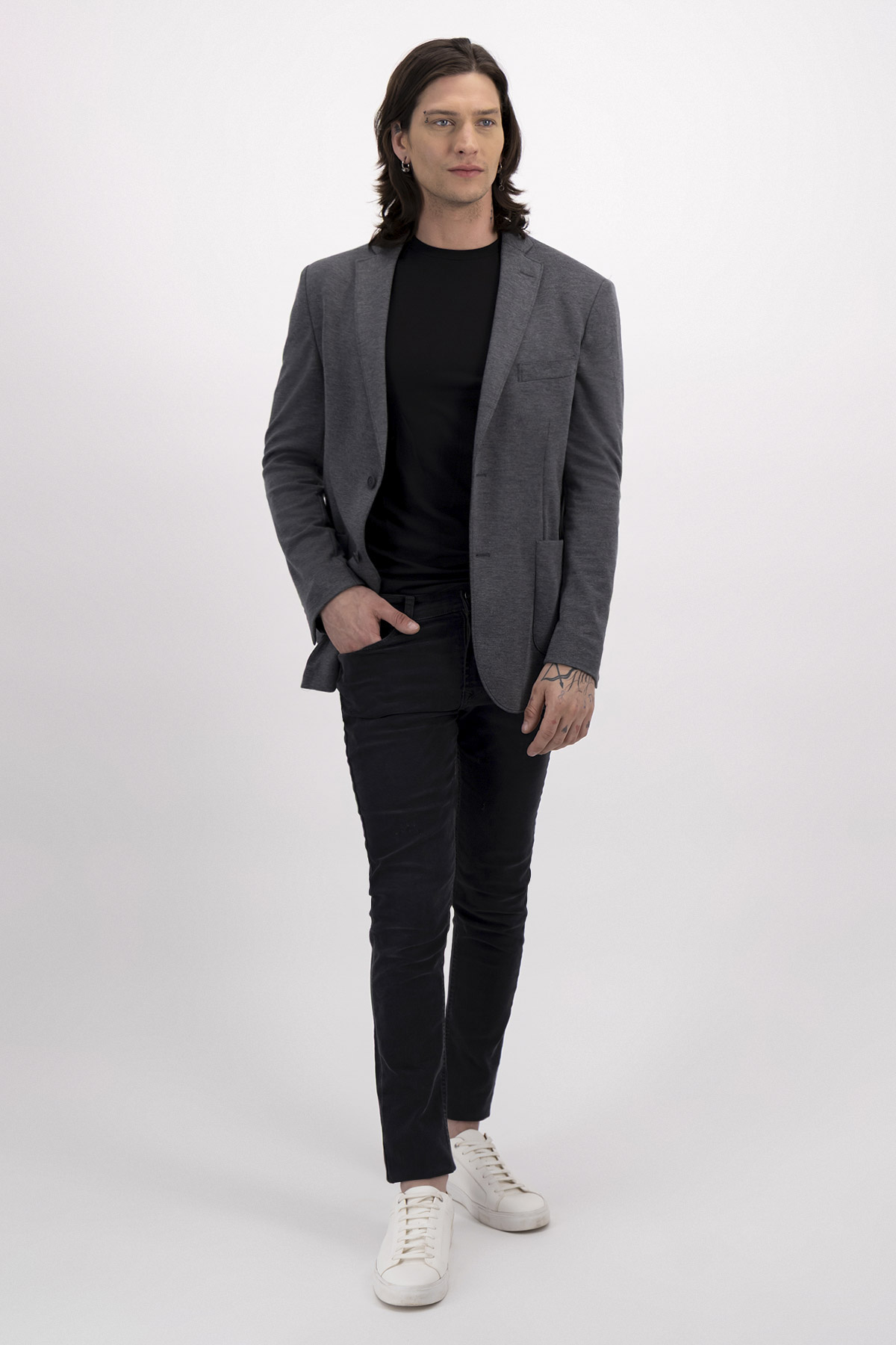 Saco formal slim fit lmental image number 2