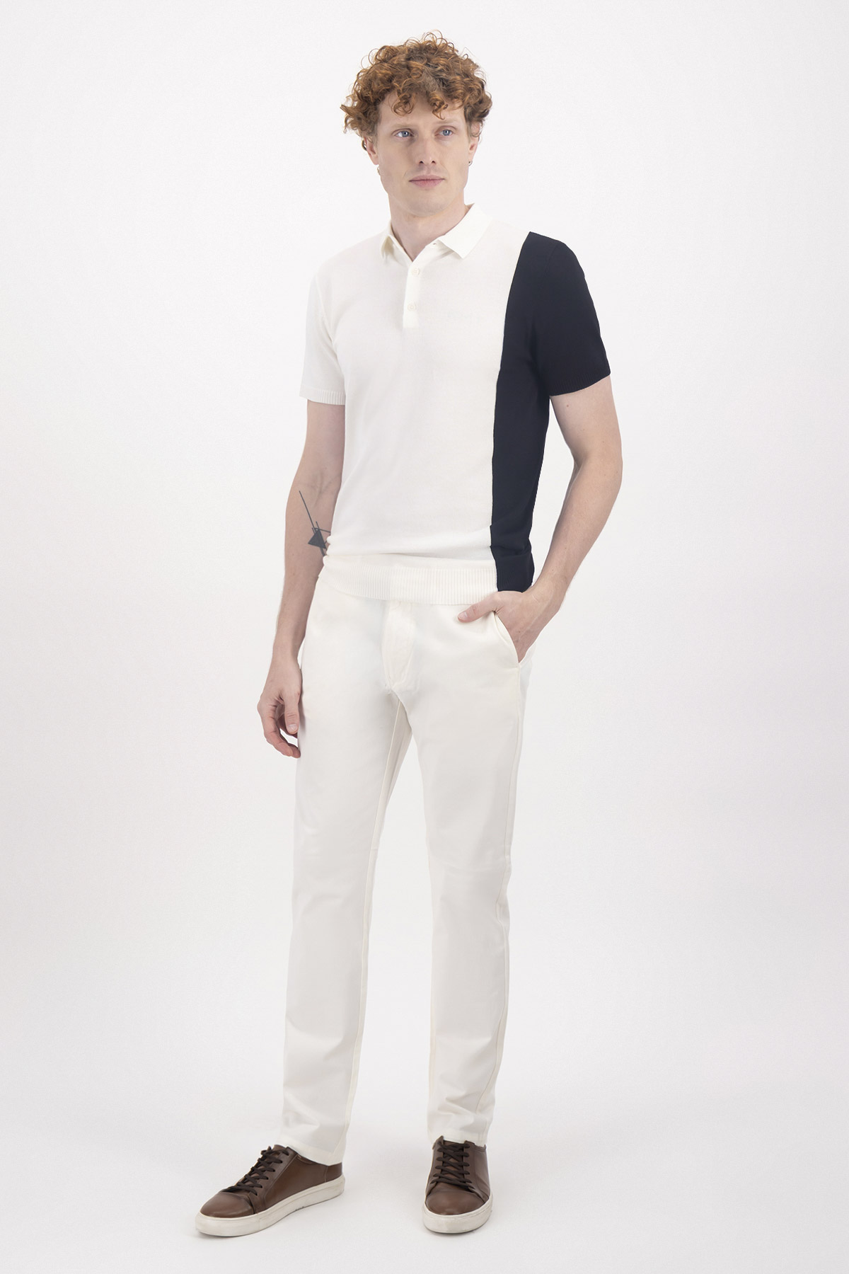 PLAYERA DE PUNTO SLIM FIT LMENTAL image number 3