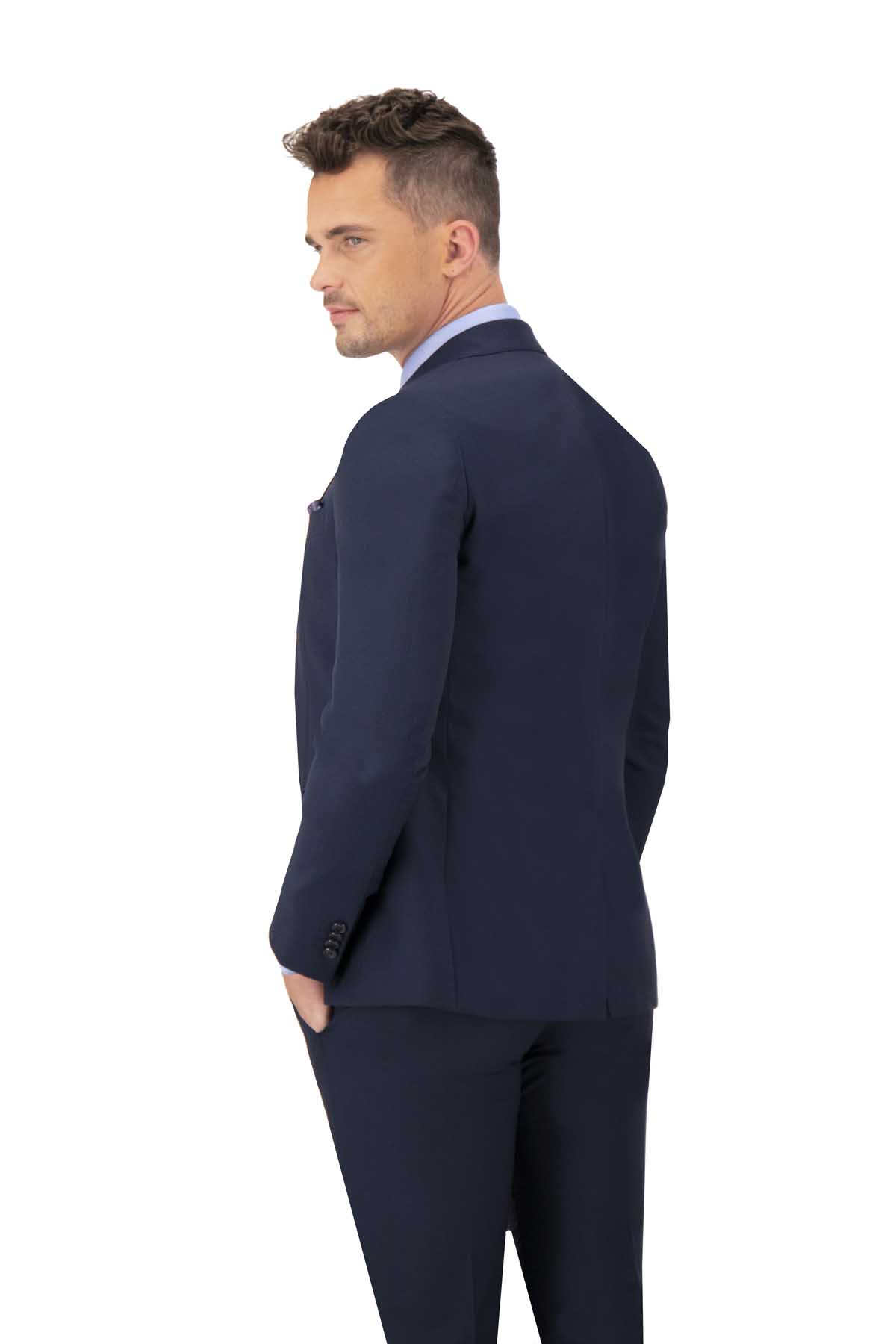 TRAJE AZUL MARINO SLIM FIT LAMBERTI image number 3