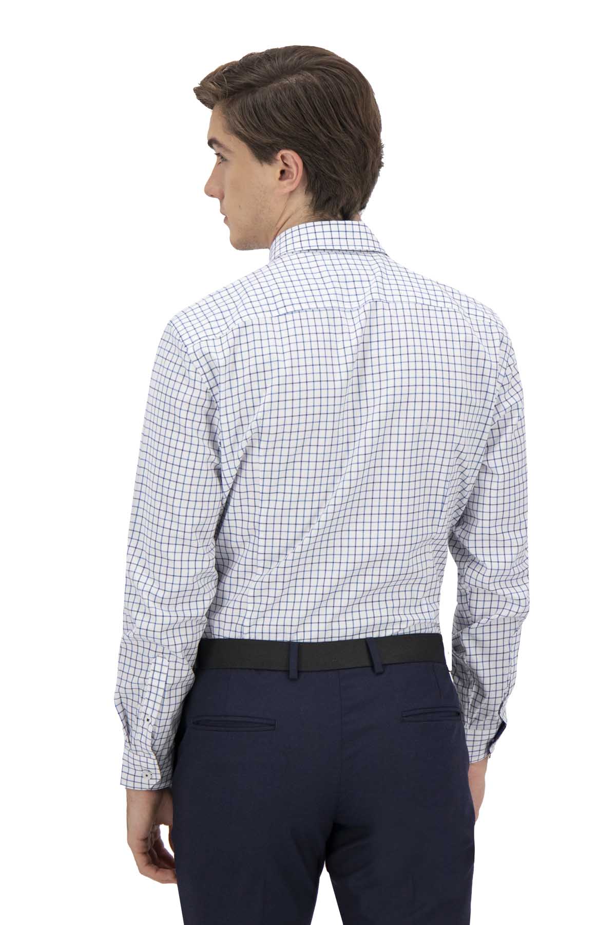 CAMISA CASUAL AZUL COBALTO SLIM FIT LMENTAL image number 2