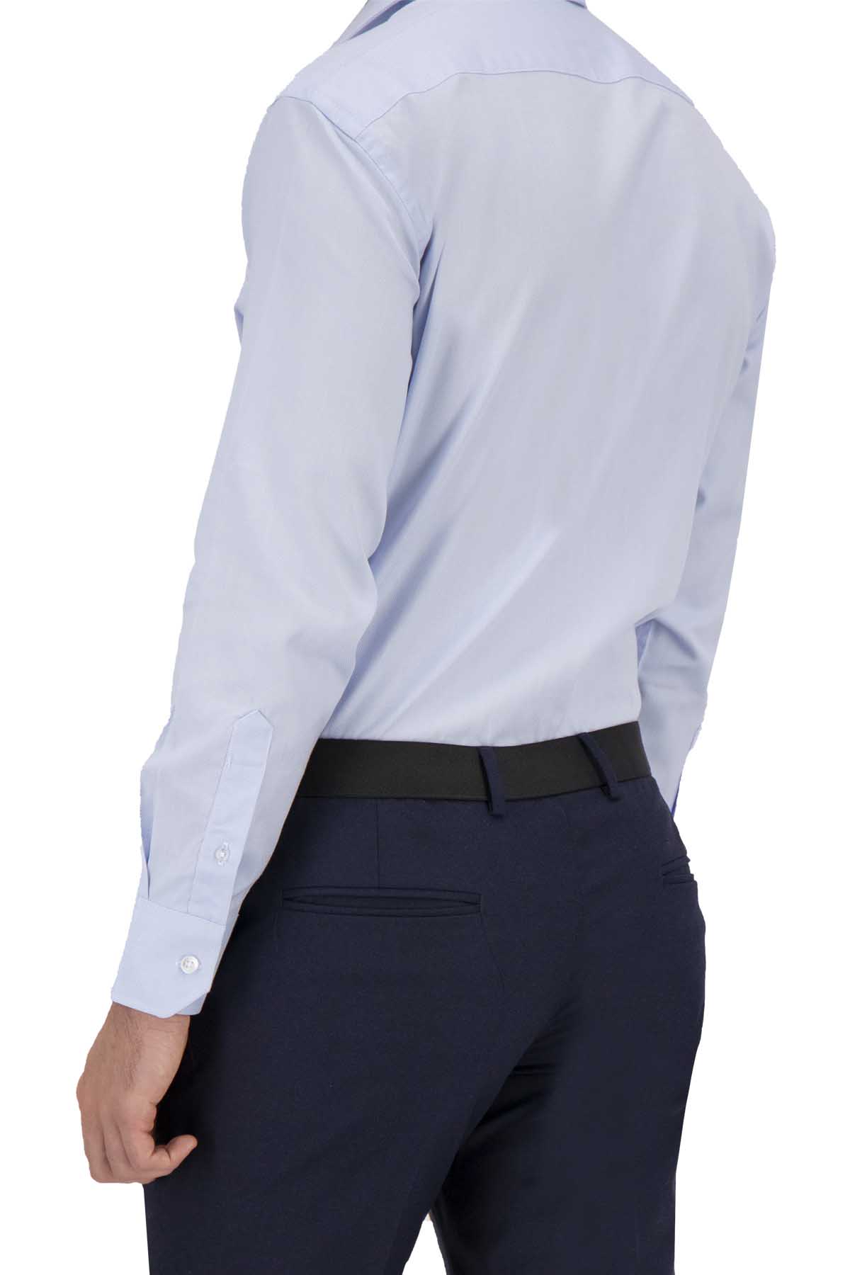 CAMISA VESTIR AZUL CIELO CONTEMPORARY FIT image number 3
