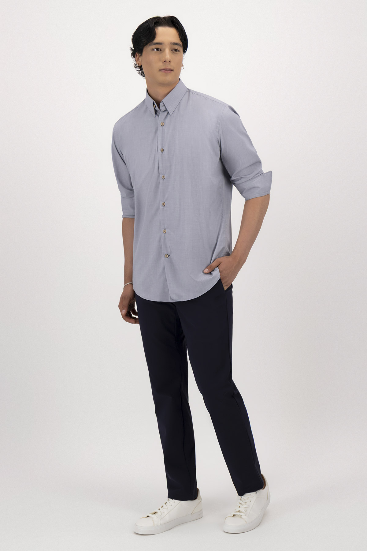 Camisa Vestir Tlaolli Contemporary Fit image number 4