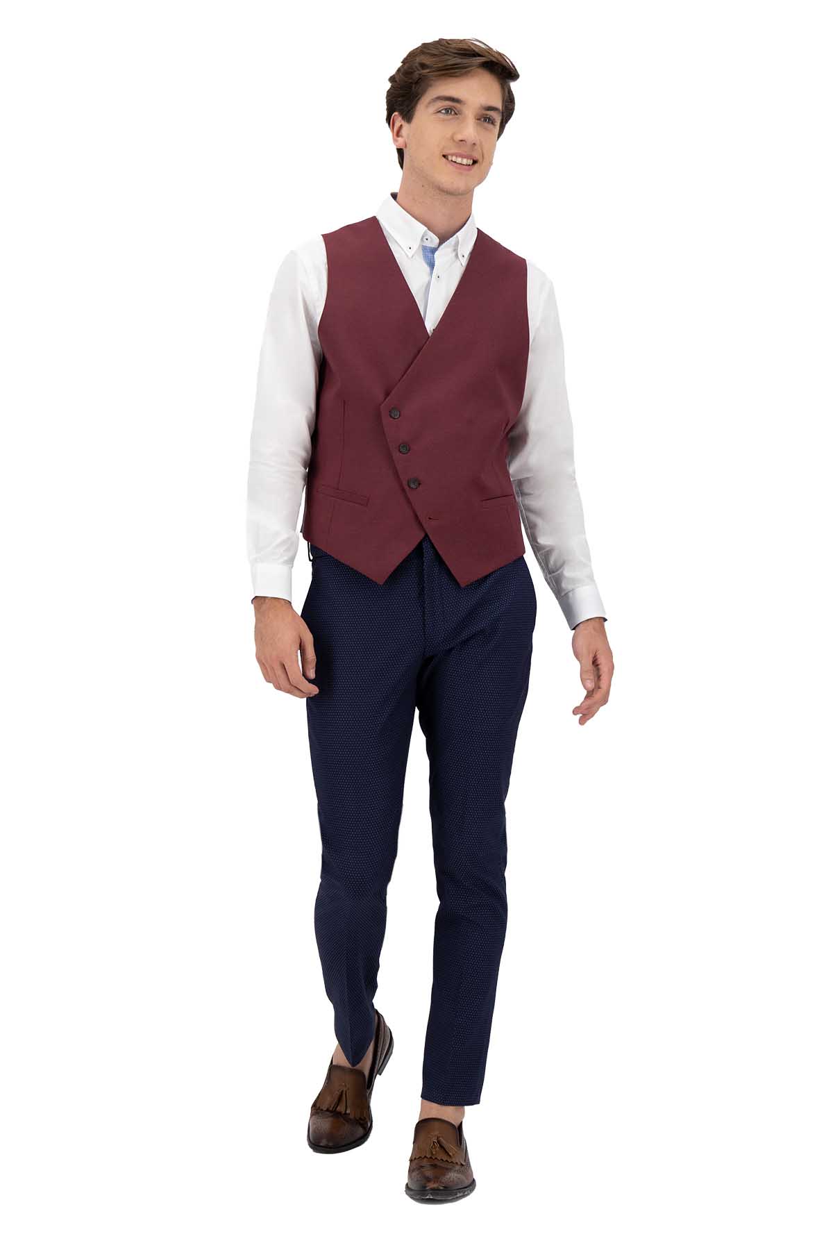 CHALECO VESTIR VINO SLIM FIT LMENTAL image number 3
