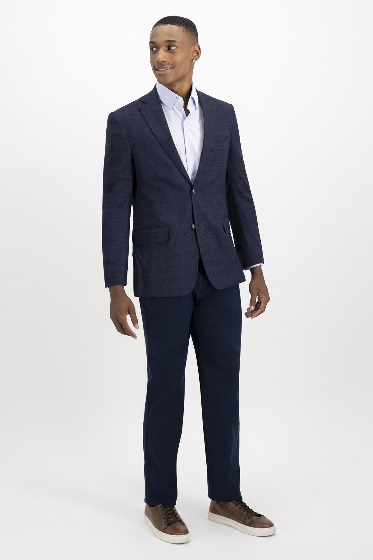 SACO CASUAL FRESCO DI LANA SLIM FIT LAMBERTI image number 2