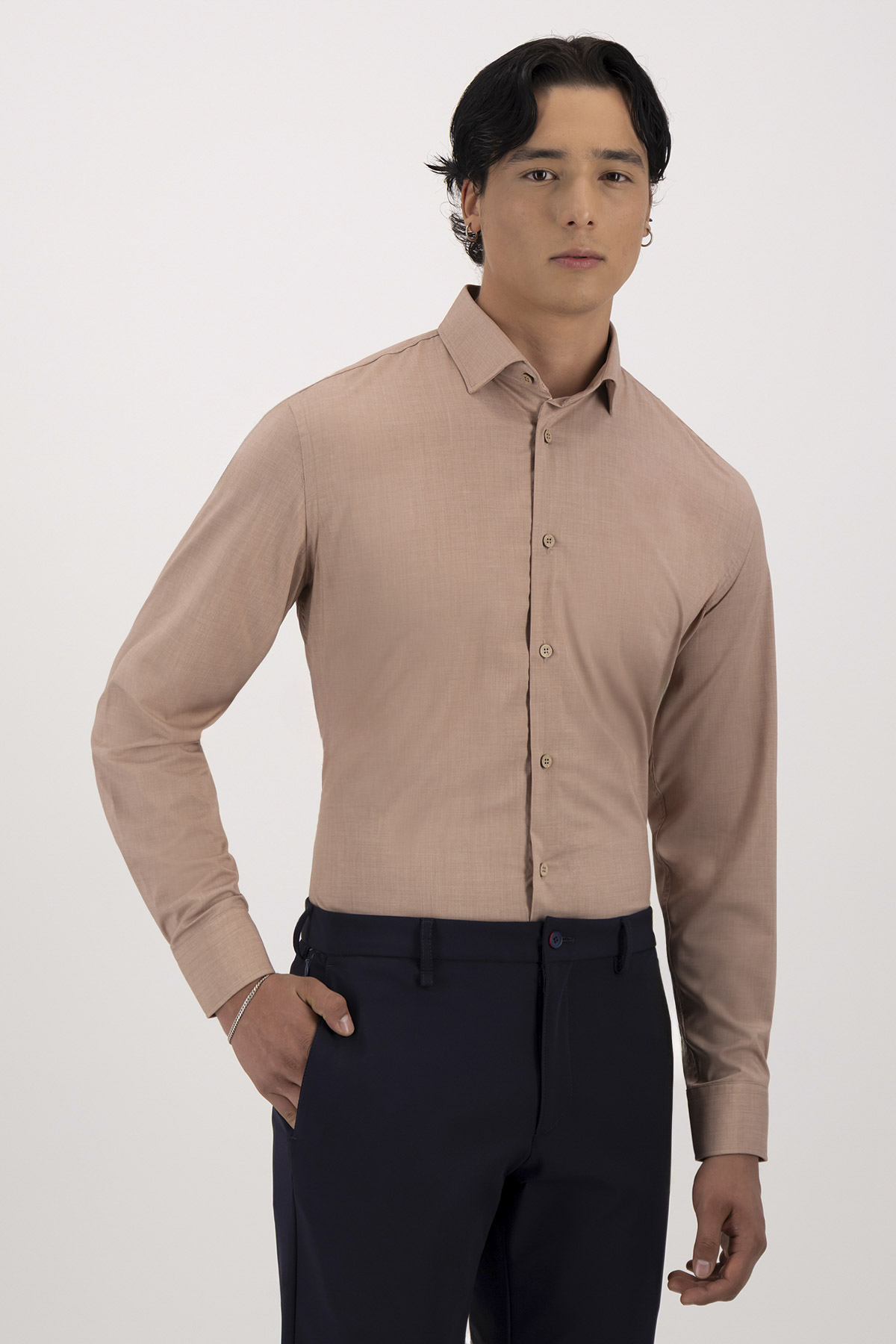 Camisa Formal Tlaolli Slim Fit image number 3