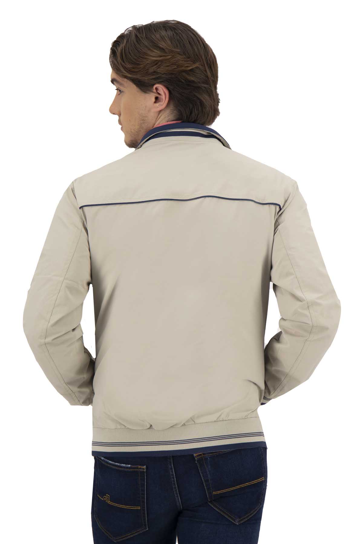 CHAMARRA REVERSIBLE AZUL MARINO CONTEMPORARY FIT ROYALTON image number 3