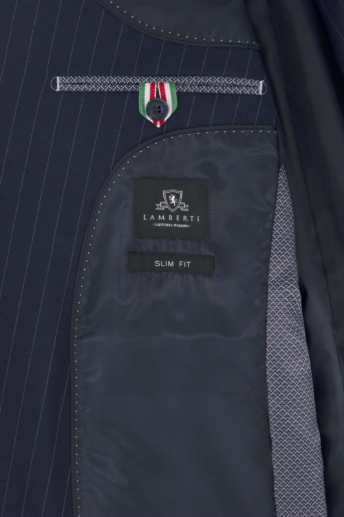 Traje Fresco Di Lana Slim Fit Lamberti