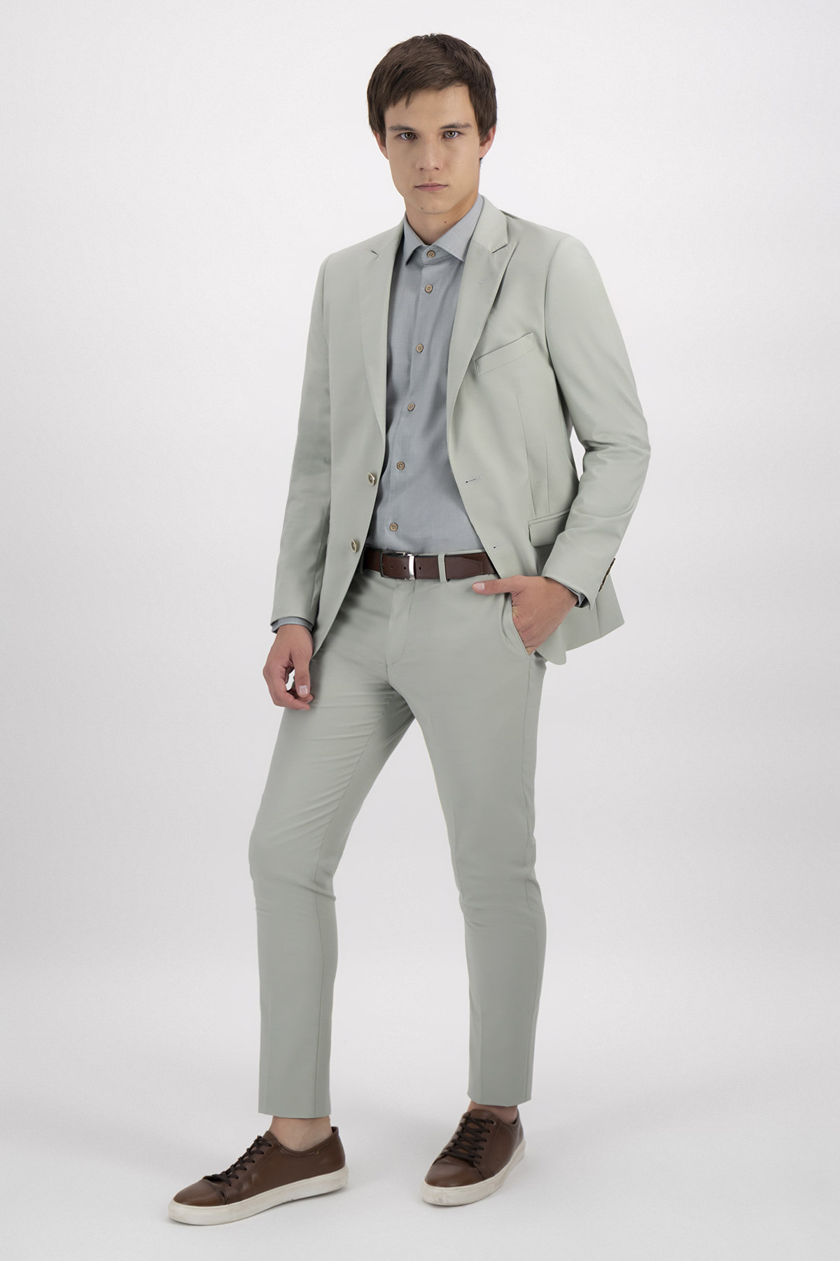 Pantalón Separate Formal Bamboo Skinny Fit Lmental