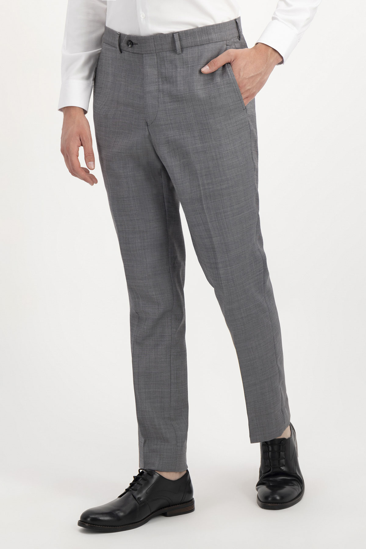 TRAJE FRESCO DI LANA CONTEMPORARY FIT LAMBERTI image number 3
